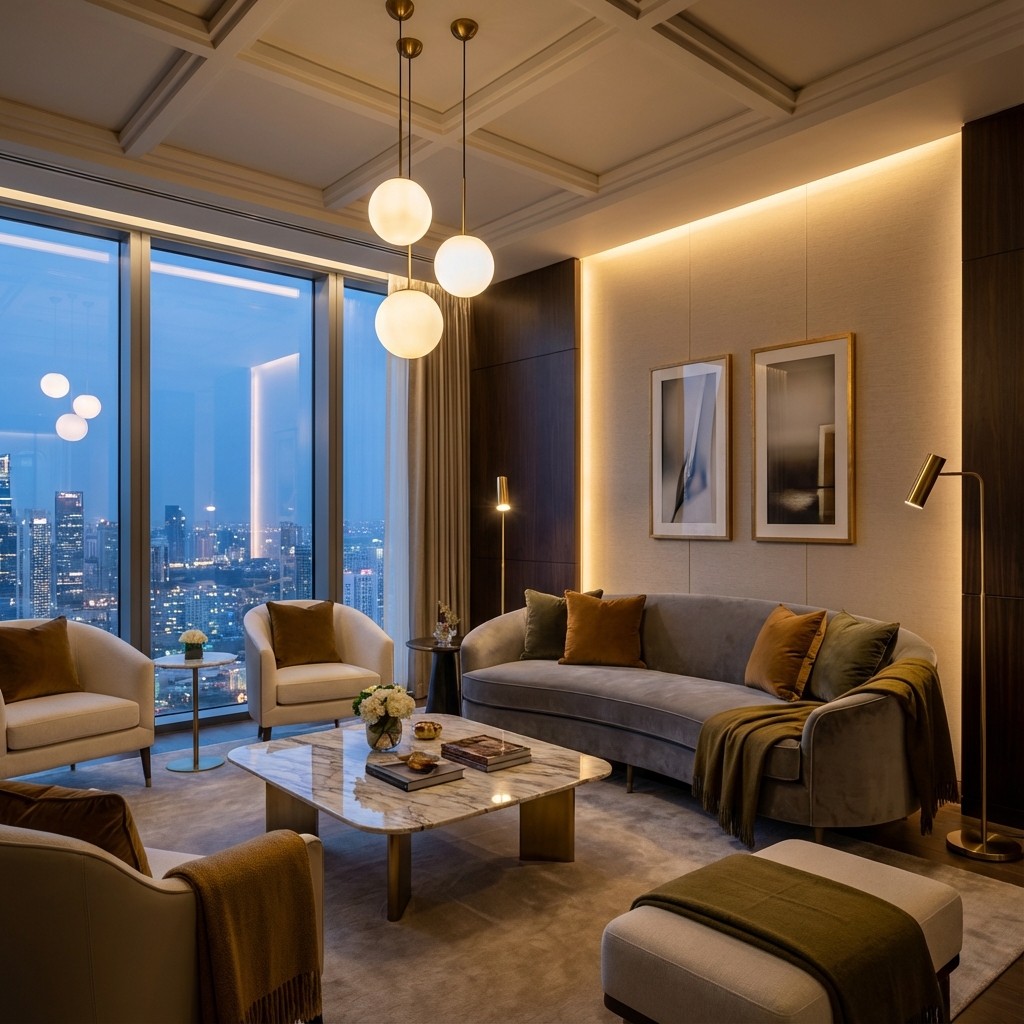 Desain Interior Modern Luxury Surabaya - Sainterior.id